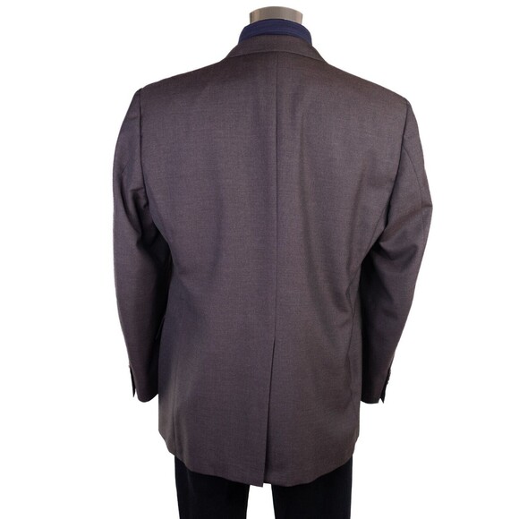 Hart Schaffner Marx Mens Sport Coat Silverwoods Jacket Brown Solid Size 42R - Picture 11 of 14